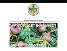 Tablet Screenshot of growlocalstx.com